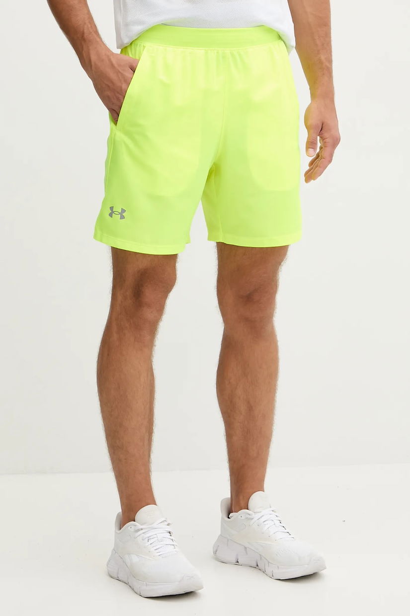 Under Armour pantaloni scurți de alergare Launch culoarea negru