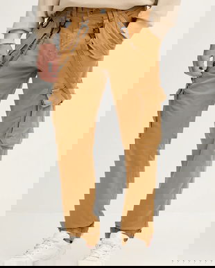 Alpha Industries pantaloni Utility Pant bărbați, culoarea maro, cu fit cargo 128202.13-brown