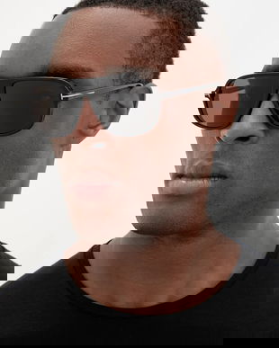 Tom Ford ochelari de soare culoarea negru, FT1208-N_6101A