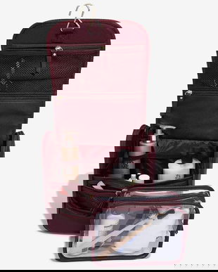 Stackers trusă cosmetică de călătorie culoarea rosu