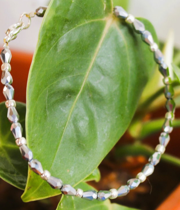 Set bratara si cercei cu cristale tip swarovski