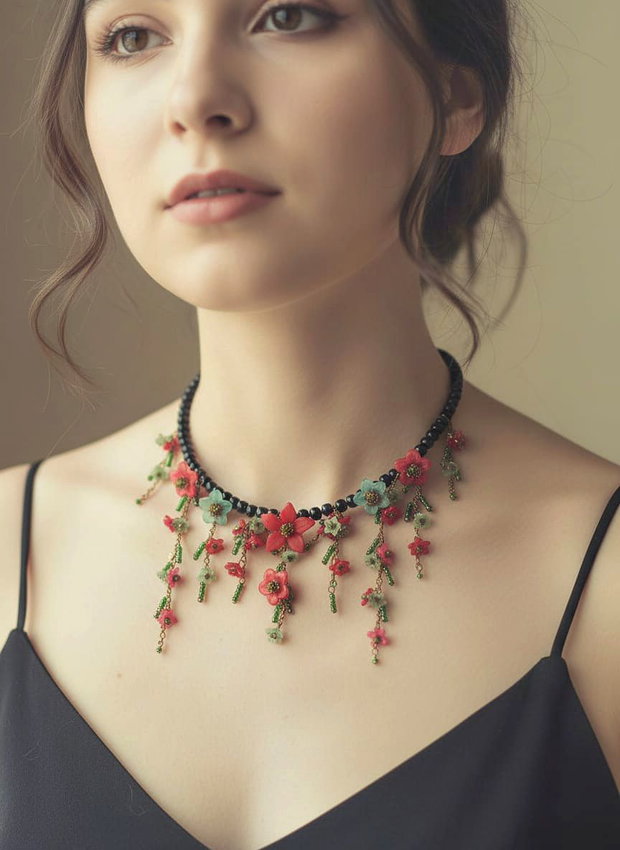 Colier floral