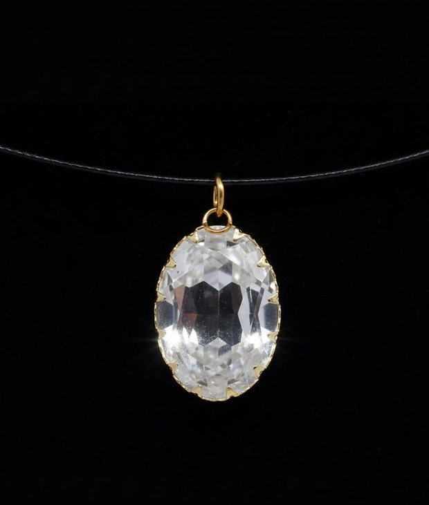 Pandantiv festiv cu cristal Swarovski multi fatetat