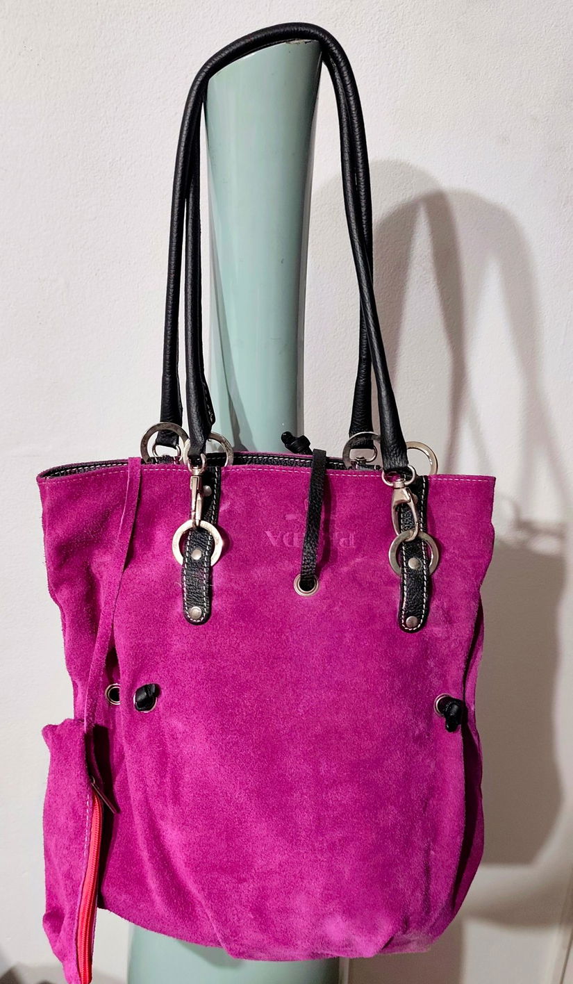 Geanta piele naturala cu doua fete