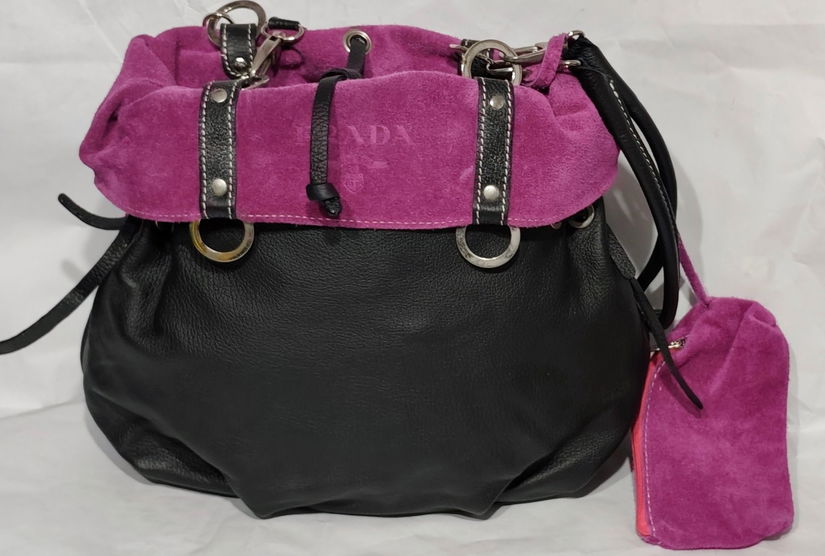 Geanta piele naturala cu doua fete