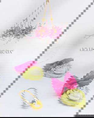 Cercei Handmade Farfalle Sugar Bloom Cercei 3 in 1