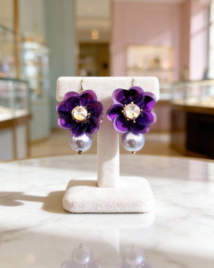 Cercei - Purple Pearl Flowers