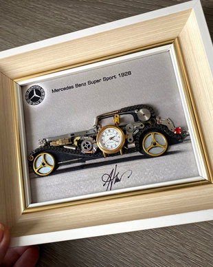 Mercedes Benz Super Sport 1928 Cod M 699・Cadouri pentru prieteni・Industrial Decor Vintage・Idei de cadouri inedite・Cadouri de aniversare
