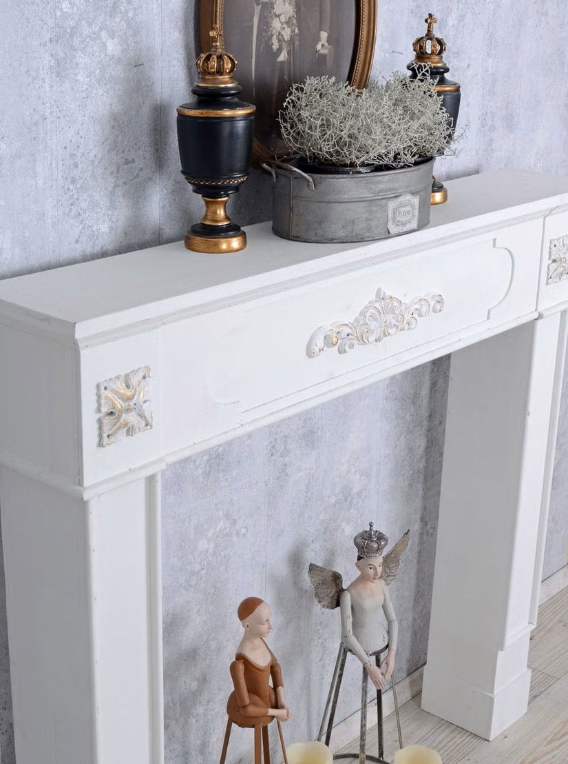 Suport semineu antik white