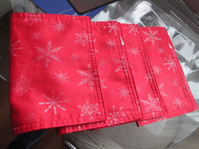 set  4 naproane elegante de sarbatoare