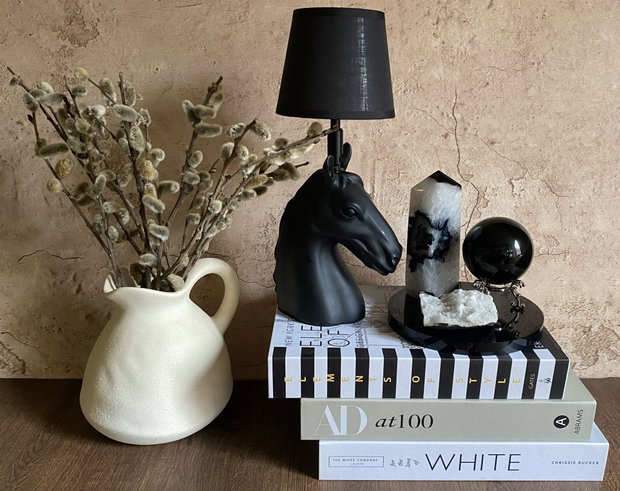 Set Cristale - Agat Negru&Obsidian&Apofilit - Decoratiune Pietre Semipretioase
