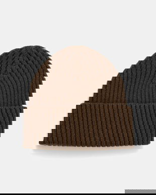 Sisley căciulă din amestec de lână culoarea negru, din tesatura uni, 132HSA00B