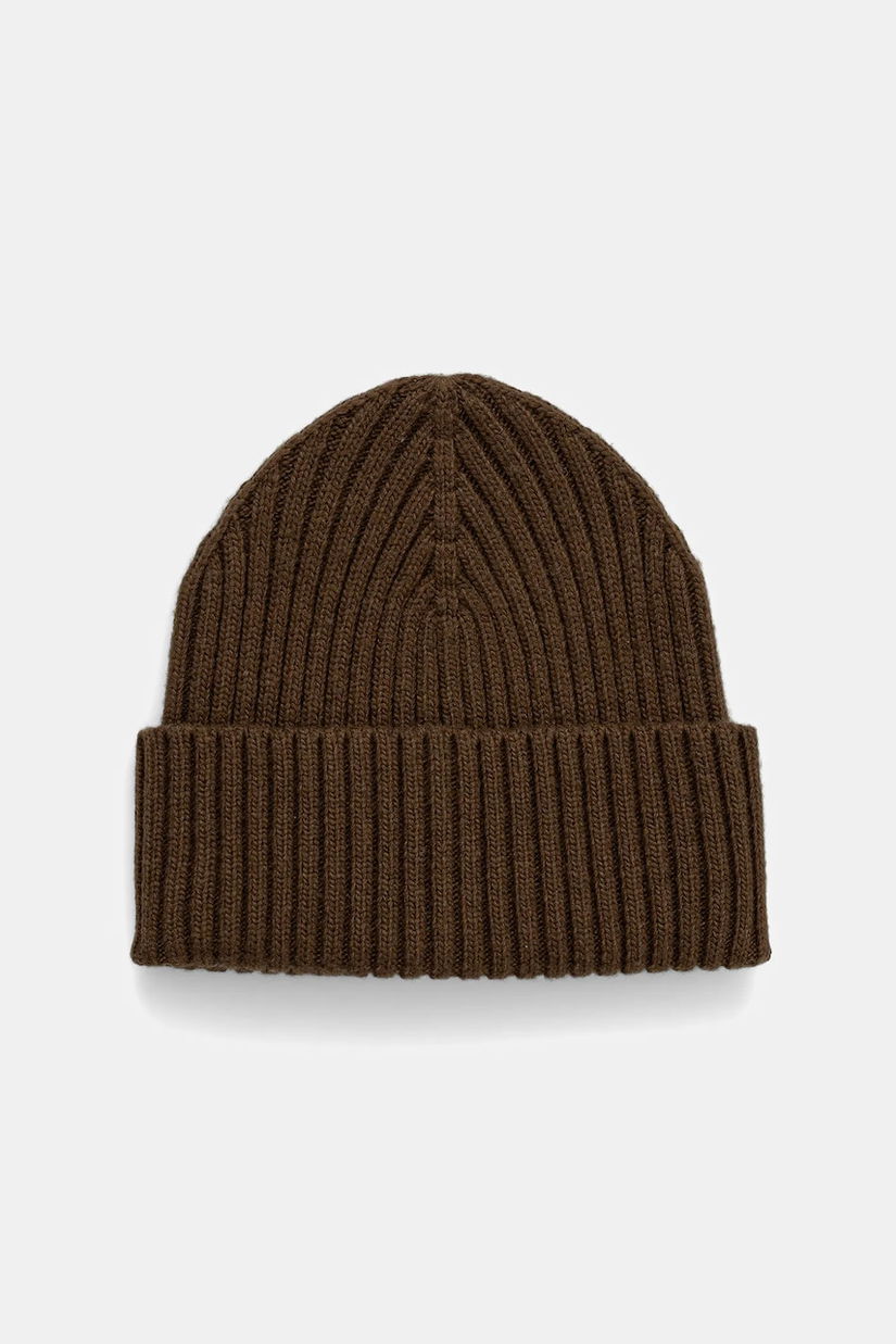 Sisley căciulă din amestec de lână culoarea negru, din tesatura uni, 132HSA00B