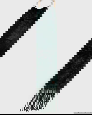 Jail Jam Fular Harbour femei, culoarea verde, material neted