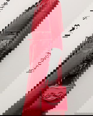 Bonded by Answear.LAB & LOBOS poseta de piele culoarea rosu