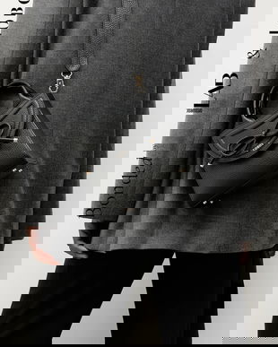 Bonded by Answear.LAB & LOBOS poseta de piele culoarea negru