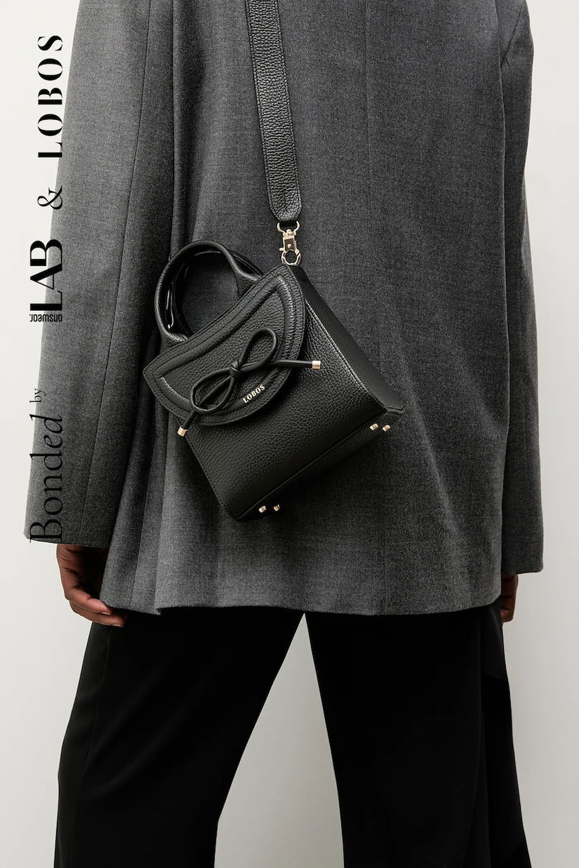 Bonded by Answear.LAB & LOBOS poseta de piele culoarea negru