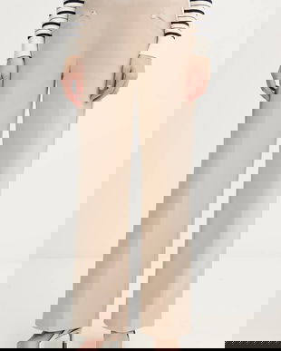 Joseph Ribkoff pantaloni culoarea bej, lat, high waist, 261040