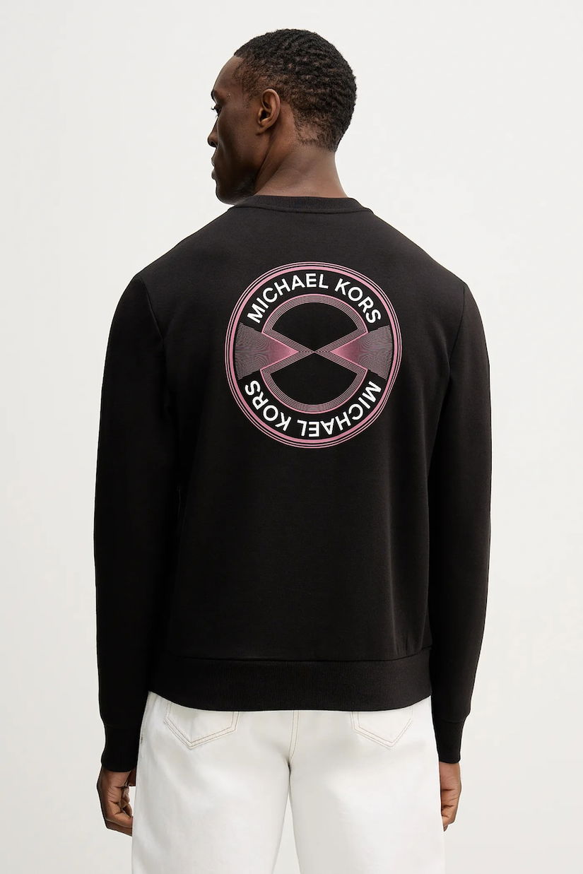 Michael Kors bluză culoarea negru, cu imprimeu, CR652G25MF