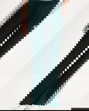 adidas Originals pantaloni de trening Waffle culoarea verde, cu imprimeu, KS7794