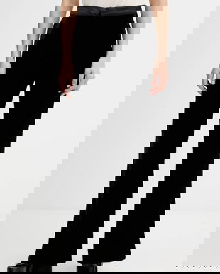 Pedro del Hierro pantaloni de catifea culoarea negru, evazați, high waist, 7602536