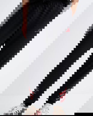 adidas pantaloni de trening culoarea negru, cu imprimeu, KS3021