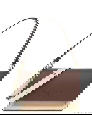 Tous poșetă Audree Saff culoarea bej, 2002358201