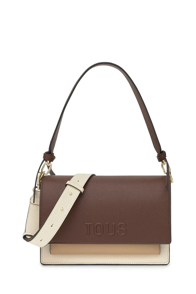 Tous poșetă Audree Saff culoarea bej, 2002358201