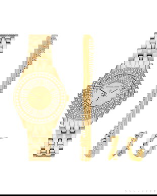 Michael Kors ceas culoarea auriu, MK4974SET