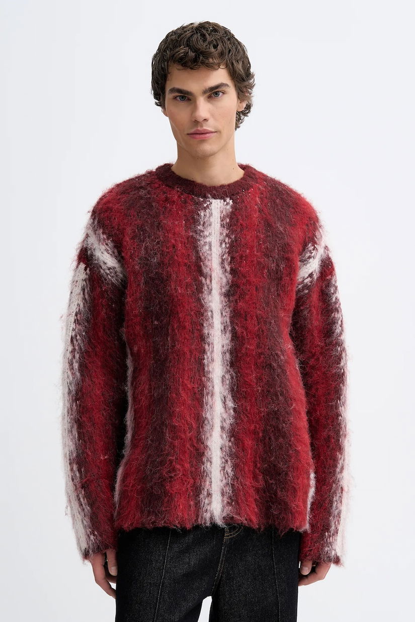 The Ragged Priest pulover culoarea roșu, călduros, RPAW252017KW