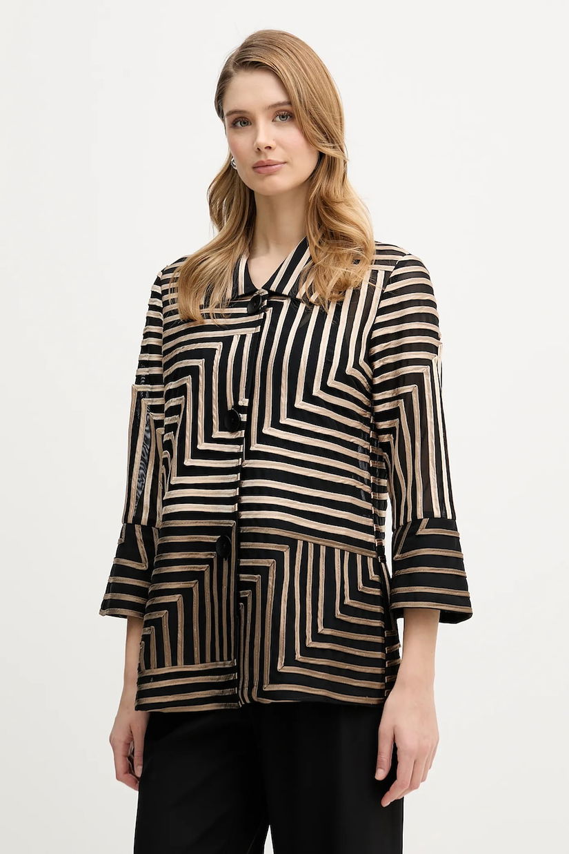 Joseph Ribkoff cămașă culoarea negru, cu guler clasic, regular, 261980