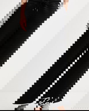 Karl Lagerfeld pantaloni de trening culoarea negru, uni, B1W10021