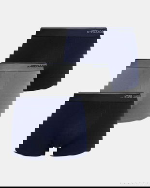 Karl Lagerfeld boxeri IKON 3-pack culoarea bleumarin, B1M47022