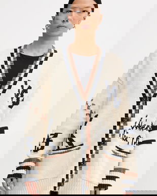 Weekend Max Mara cardigan BLASONE culoarea bej, 2615341061600