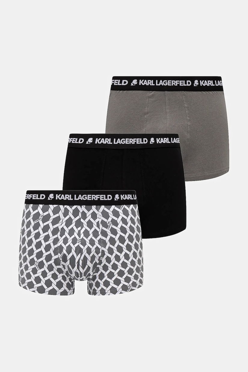Karl Lagerfeld boxeri 3-pack culoarea negru, B1M47010