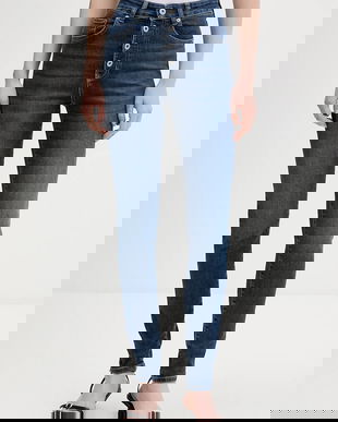 Karl Lagerfeld Jeans blugi culoarea bleumarin, B1W10033