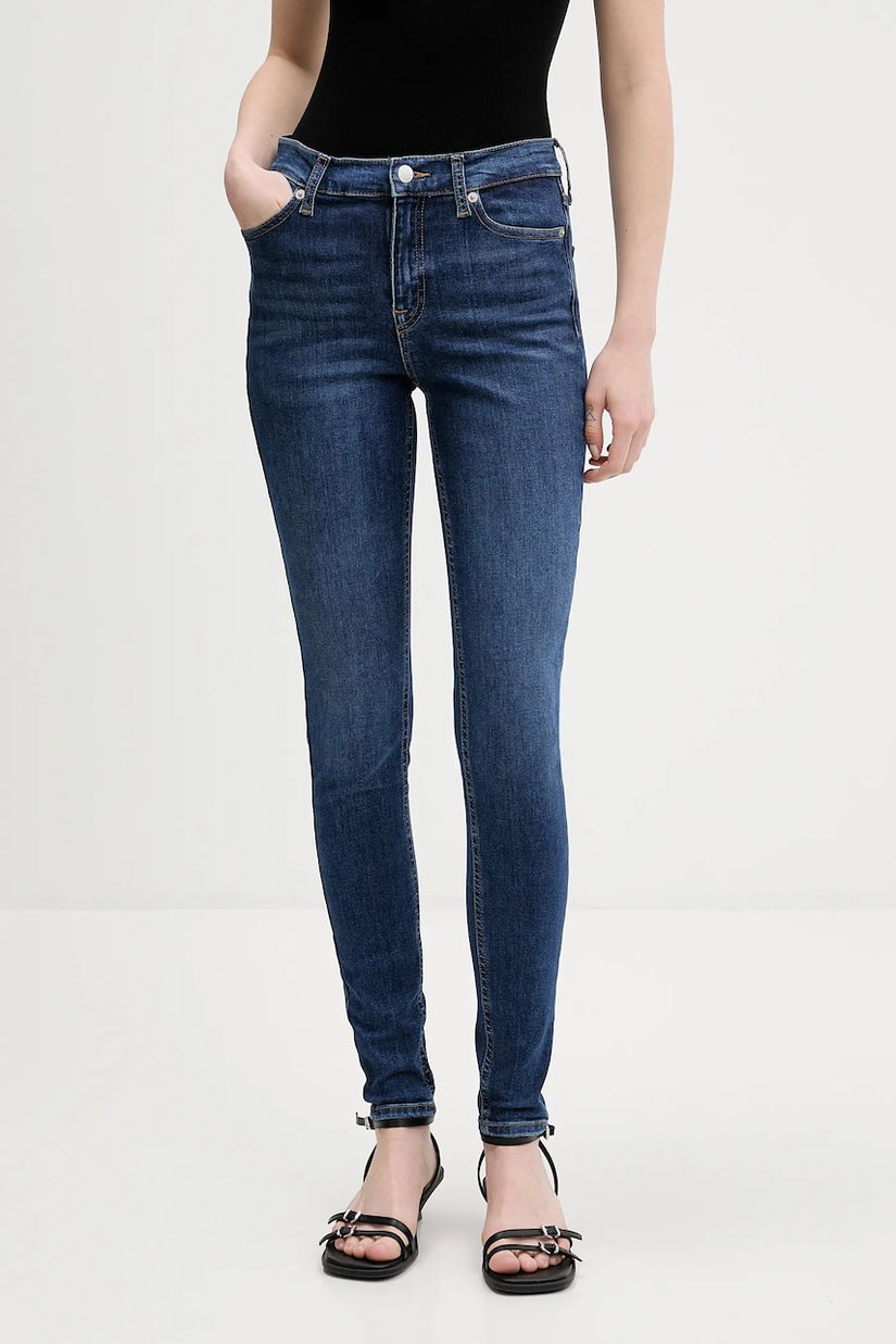 Tommy Jeans blugi culoarea bleumarin, DW0DW22455