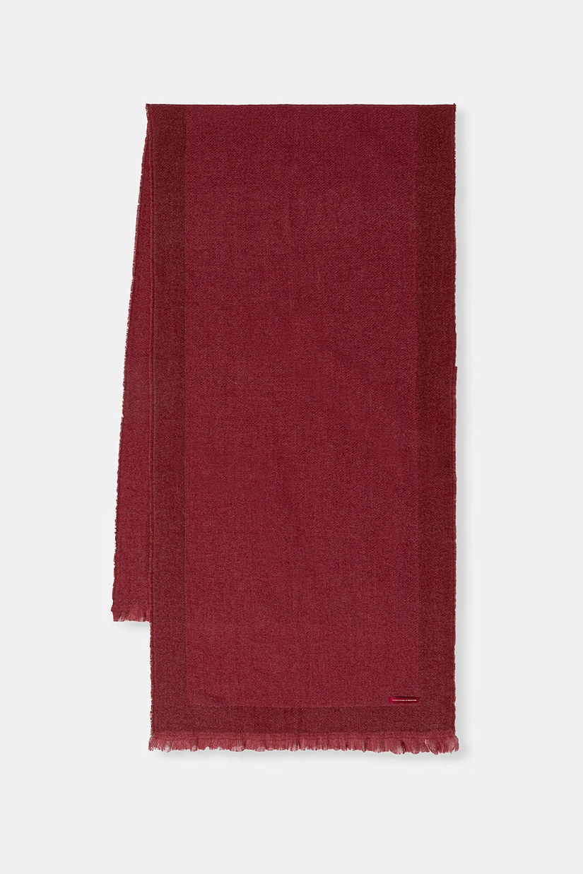 United Colors of Benetton fular culoarea roz, cu imprimeu, 67M5DU01U