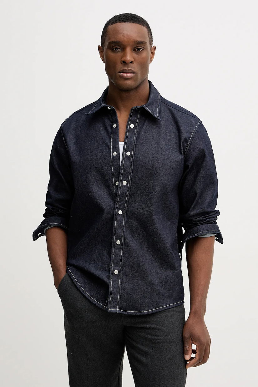 BOSS cămașă jeans H-LIAM