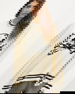 The Ragged Priest pulover culoarea bej, light, RPAW251066KW