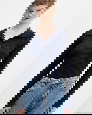 Tommy Jeans pulover culoarea bleumarin, light, DW0DW22036