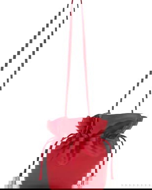 Tous geantă de piele Heritage culoarea rosu, 2002375417