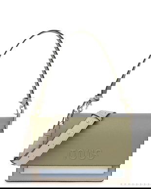 Tous geantă Audree Saffiano culoarea verde, 2002358244