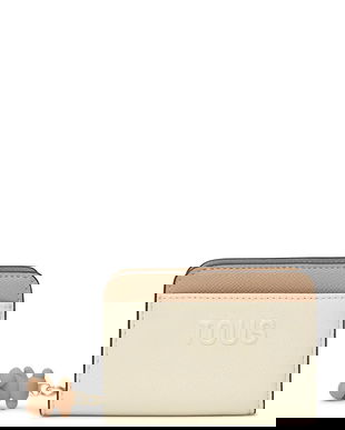 Tous portofel Doble Audree culoarea bej, 2002360501