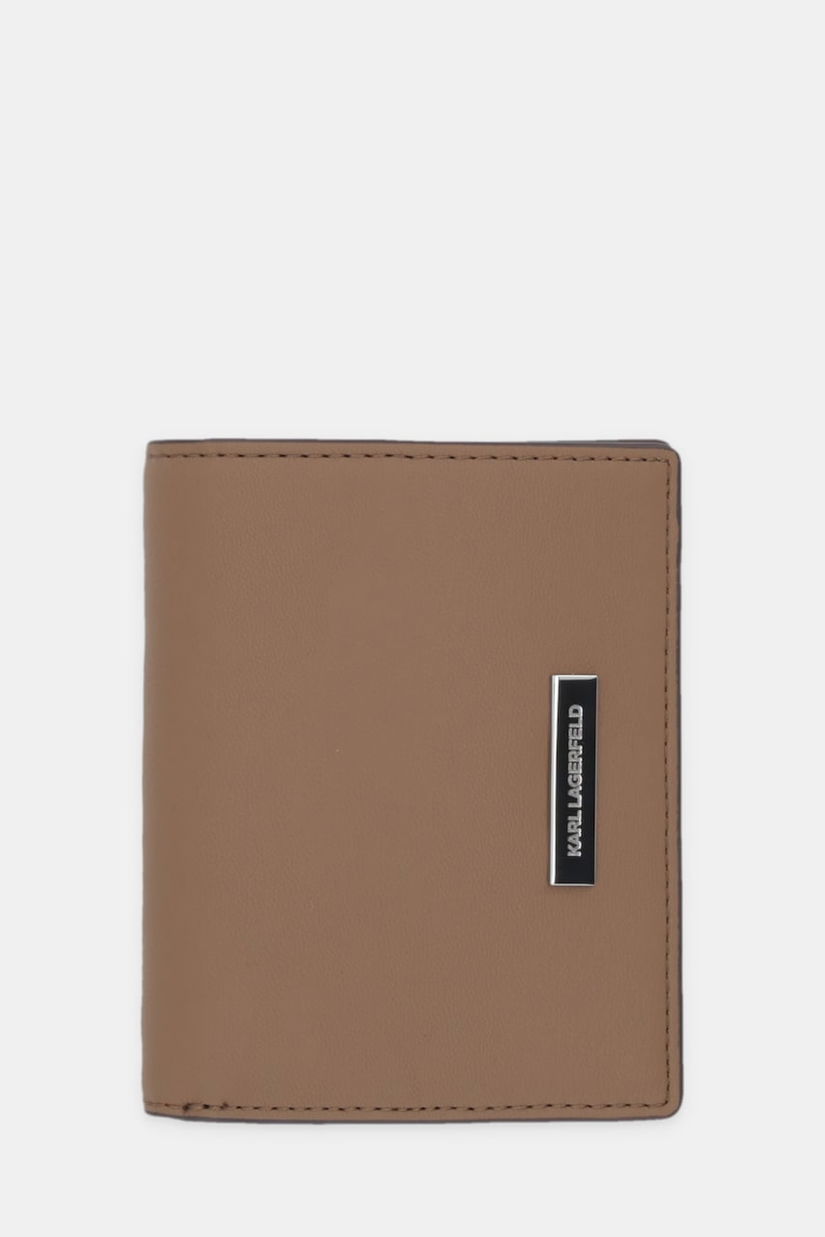 Karl Lagerfeld portofel IKON culoarea bej, B1W32004