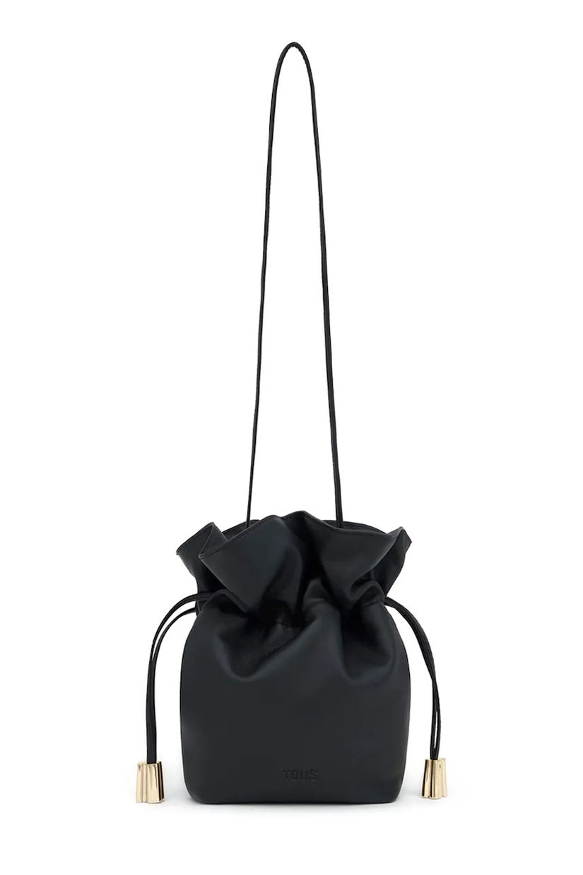 Tous geantă de piele Heritage culoarea negru, 2002375451