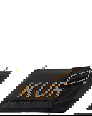 Kurt Geiger London geantă de piele Shoreditch culoarea negru, 5383800109