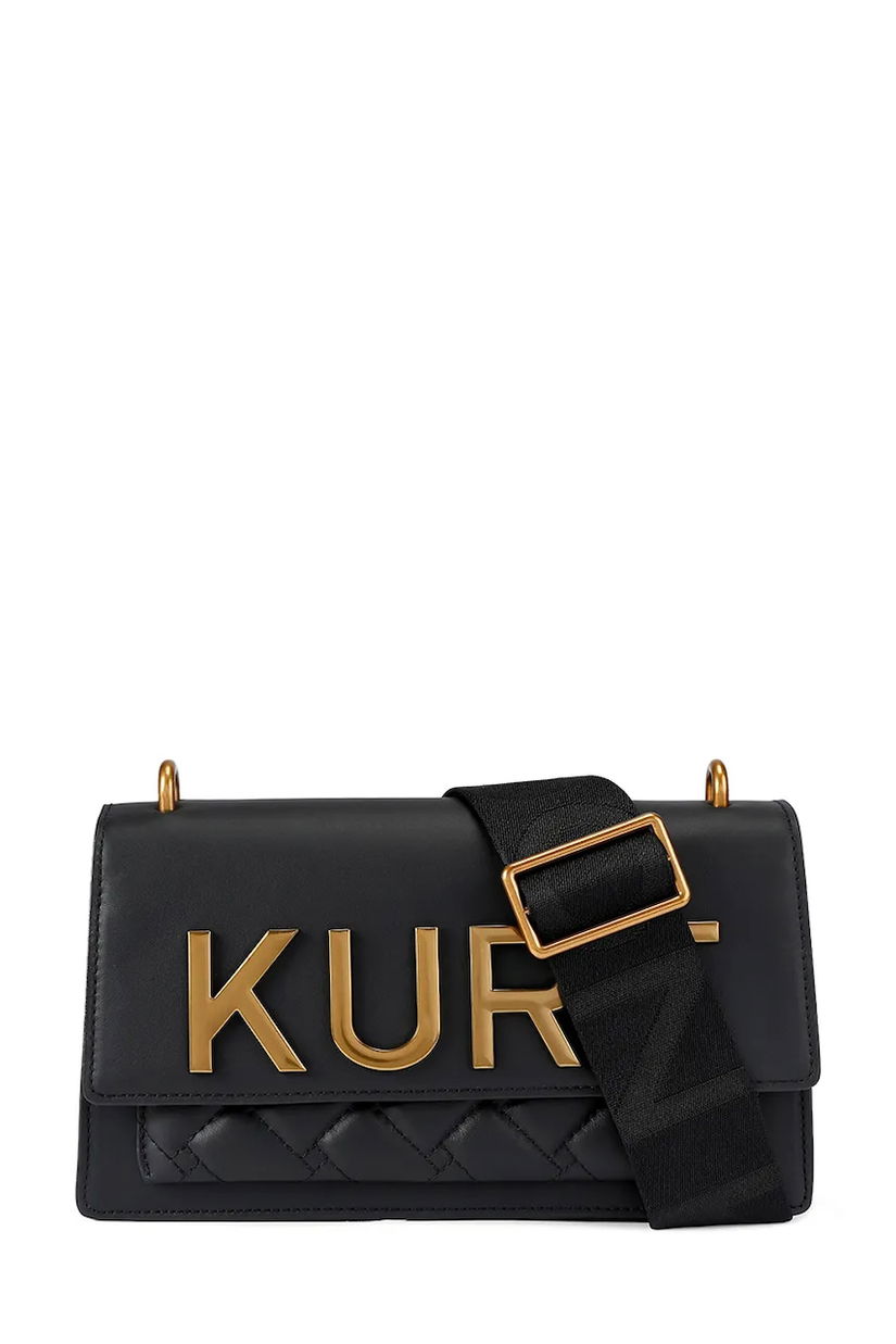 Kurt Geiger London geantă de piele Shoreditch culoarea negru, 5383800109