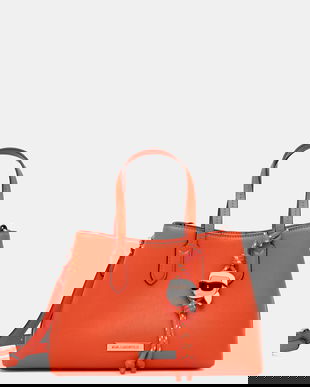 Karl Lagerfeld geantă IKON culoarea portocaliu, B1W30003