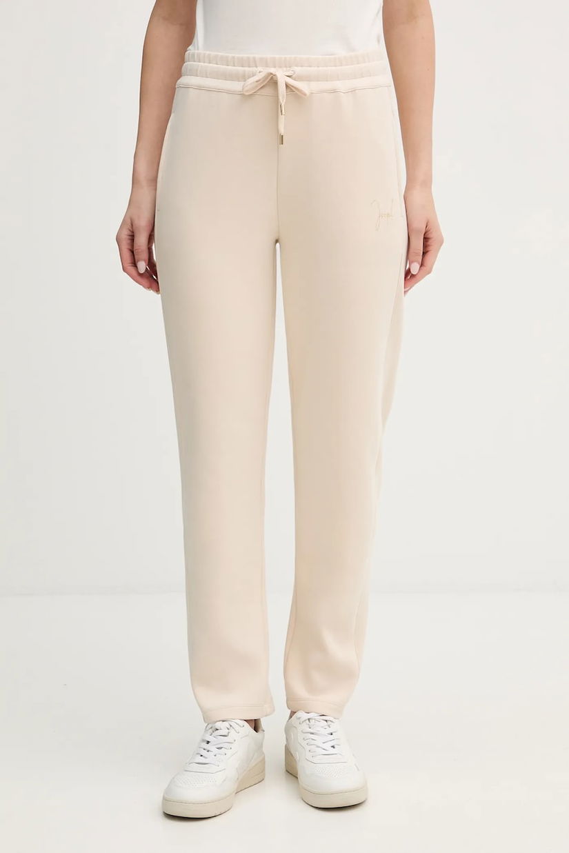 Joop! pantaloni de trening culoarea bej, uni, 30100423